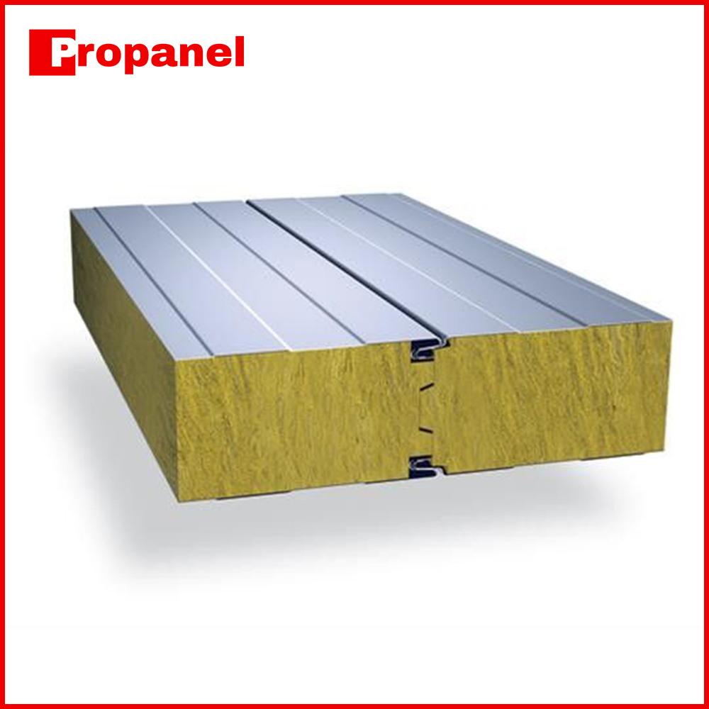 connection of rock wool sandwich wall panel