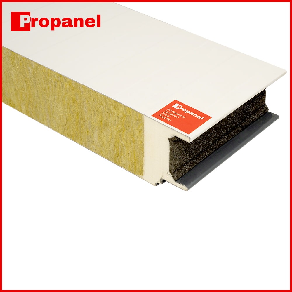 Details of Rock wool Wall Sandwich Panel with PU Sealing1