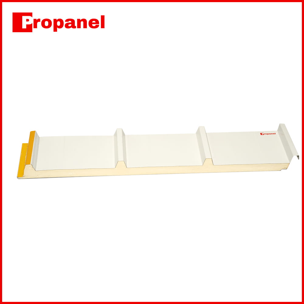 PU/PIR cold storage room sandwich roof panel sample