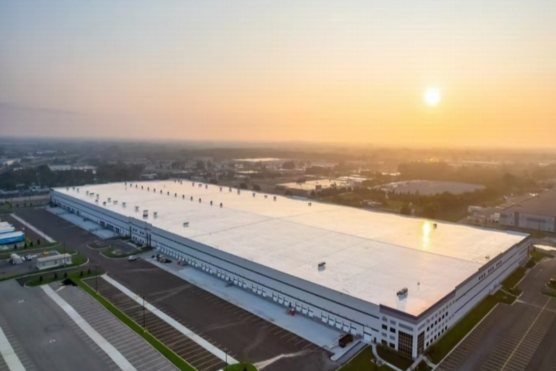 Project cases of PU Sandwich Roof Panel--American cold chain warehouse