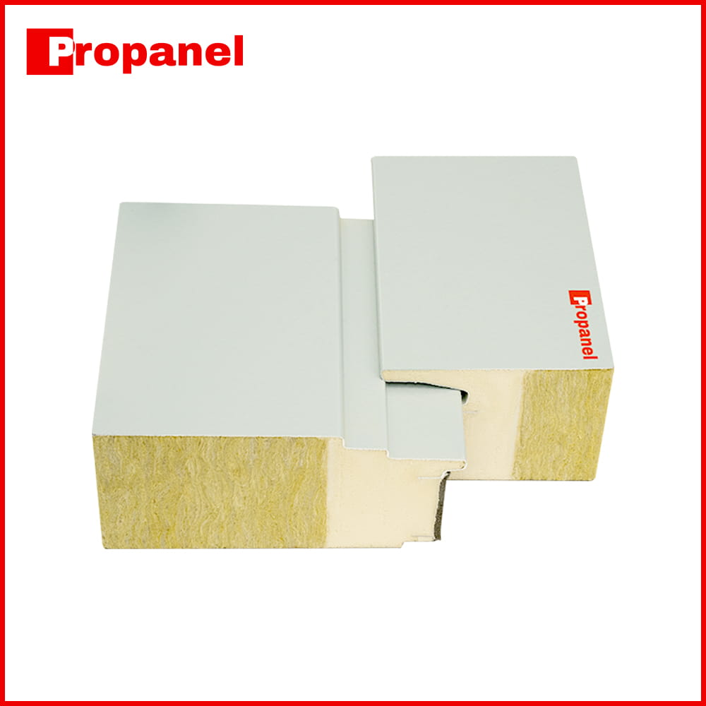 Connection Sample of Rock Wool PU Sealing Wall Sandwich Panel2